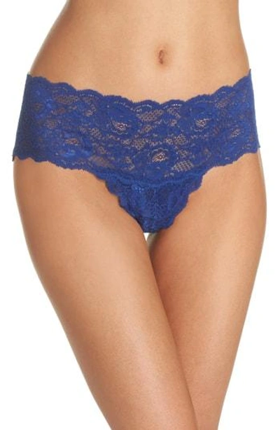 Shop Cosabella 'never Say Never' Hipster Briefs In Marine Blue