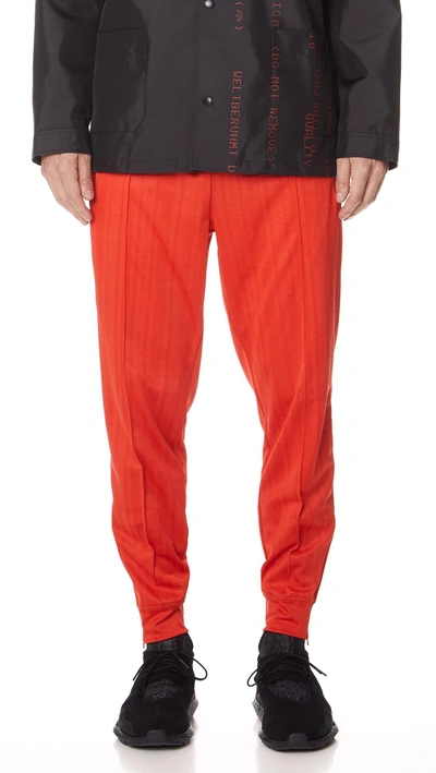 Shop Adidas Originals By Alexander Wang Track Pants In Red