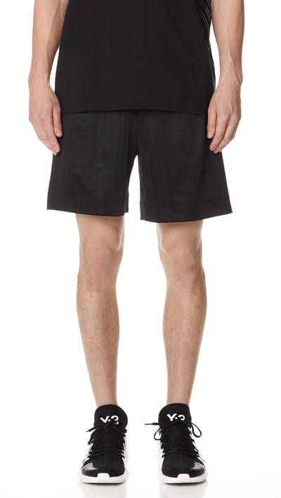 Shop Adidas Originals By Alexander Wang Soccer Shorts In Black