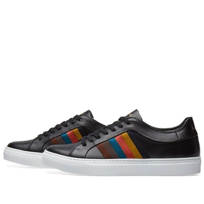 Shop Paul Smith Ivo Grosgrain Sneaker In Black