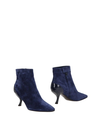 Roger Vivier Ankle Boot In Blue