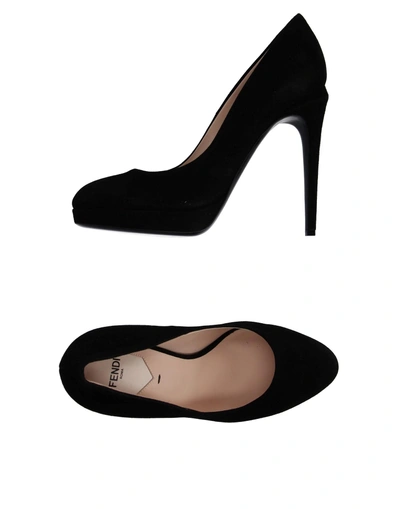 Shop Fendi Pumps In Black