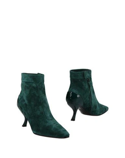Shop Roger Vivier Ankle Boots In Green
