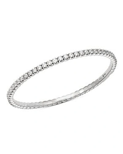 Shop Bloomingdale's Diamond Eternity Flex Bracelet In 14k White Gold, 3.0 Ct. T.w. - 100% Exclusive