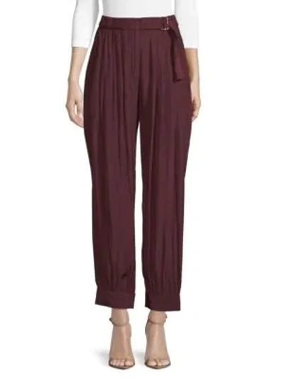 Shop Lanvin Ankle-length Pants In Midnight