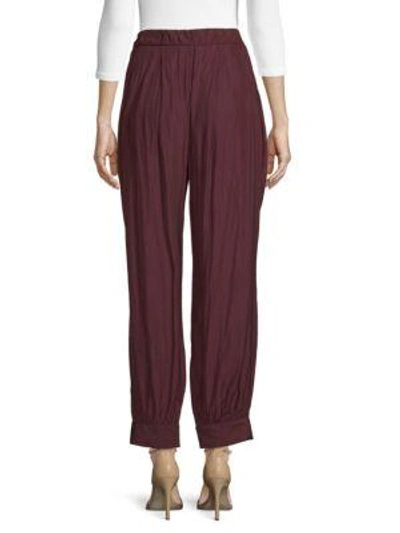 Shop Lanvin Ankle-length Pants In Midnight