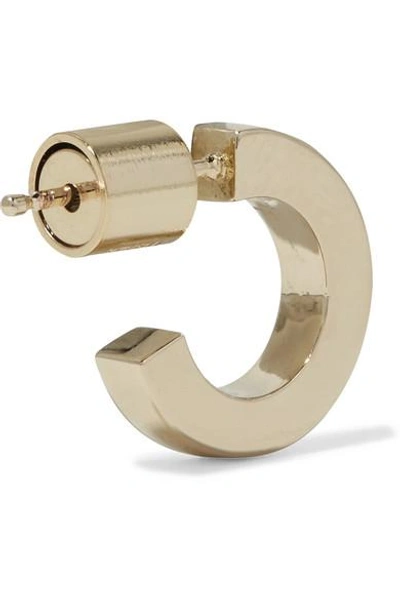 Shop Jennifer Fisher Small Huggies Gold-plated Hoop Earrings