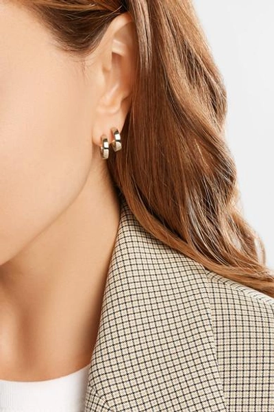Shop Jennifer Fisher Small Huggies Gold-plated Hoop Earrings