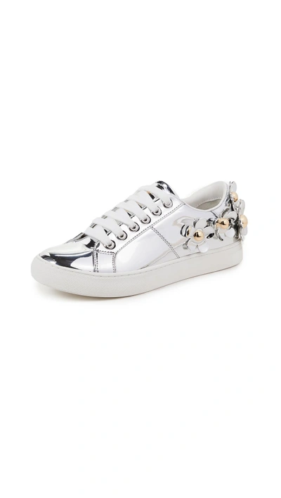 Shop Marc Jacobs Daisy Sneakers In Silver