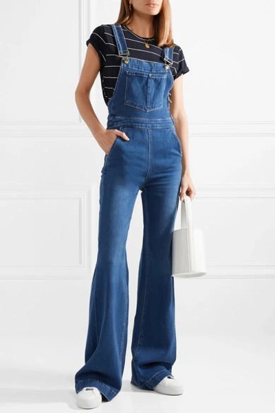 Frame palazzo store denim overalls