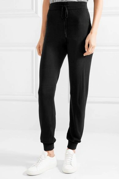 Shop Apc Lucy Jersey Track Pants In Black