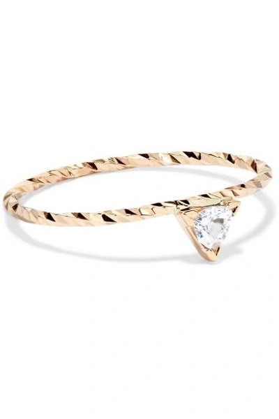 Shop Maria Black Viper 14-karat Gold Sapphire Ring