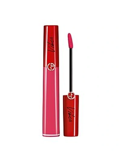 Shop Saint Laurent Giorgio Armani Lip Vibes Lip Maestro Liquid Lipstick In 519 Pink
