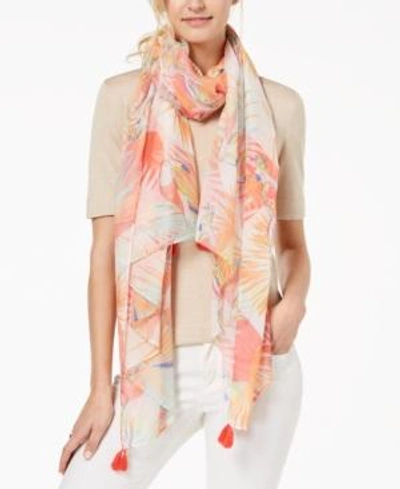 Shop Echo Birds Of Paradise Scarf & Cover-up In Multi