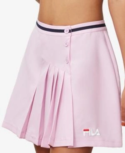 Shop Fila Veronica Pleated Skirt In Orchid