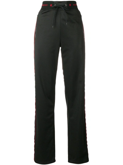 Shop Givenchy Velvet Side Stripe Joggers