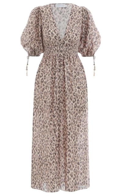 Zimmermann melody 2025 shirred waist dress