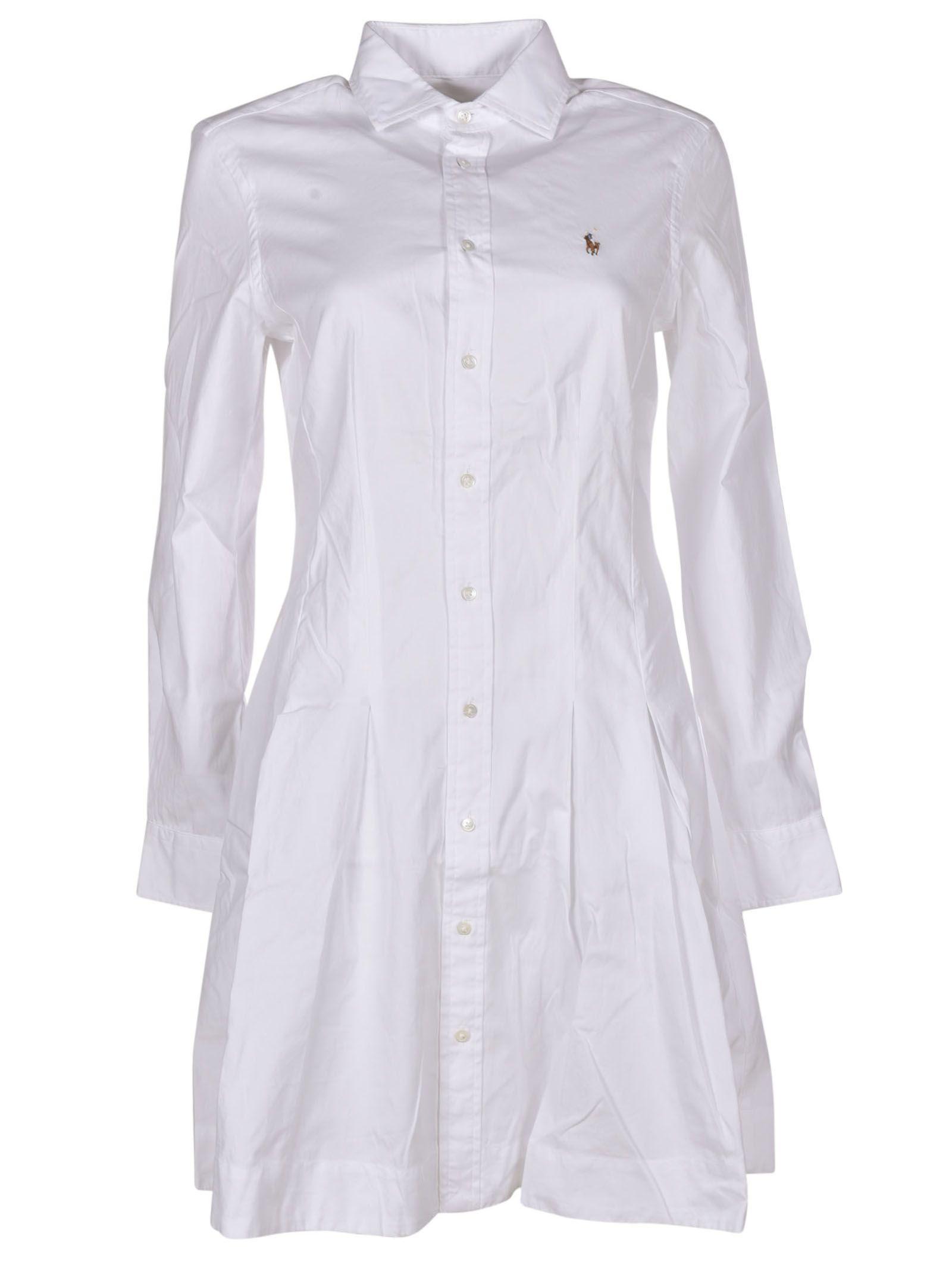 ralph lauren white shirt dress