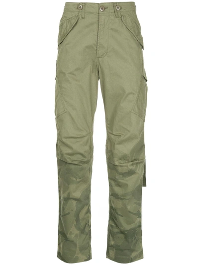 Shop Maharishi Military Printed Loose Trousers