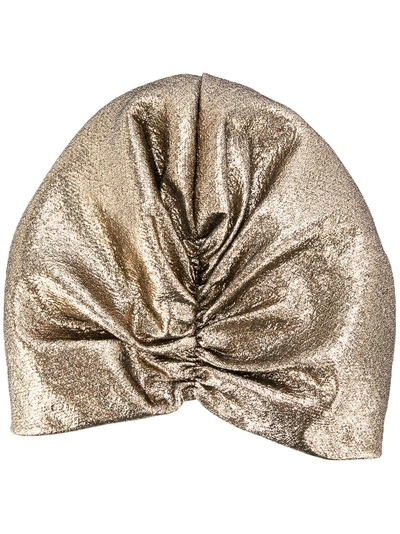 Shop Donia Allegue Metallic Turban