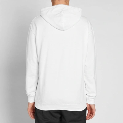 Shop Mki Layered Logo Hoody In White