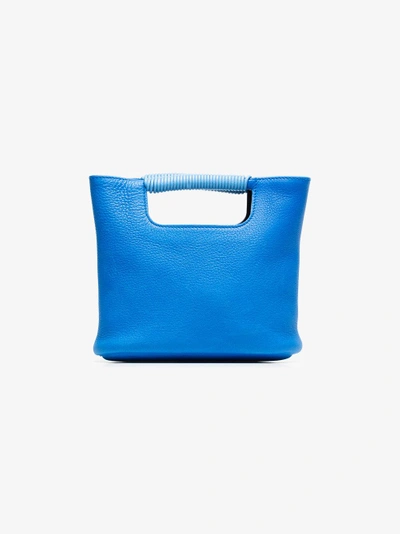 Shop Simon Miller Blue Birch Mini Leather Tote