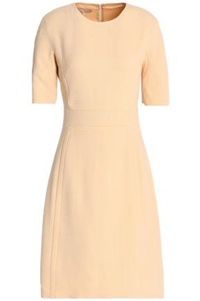 Shop Michael Kors Woman Wool-blend Dress Beige