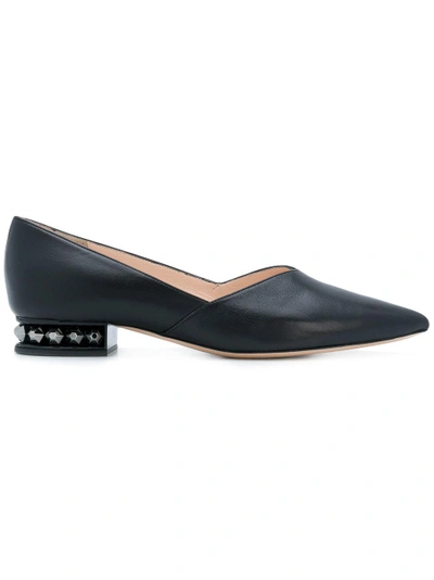 Shop Nicholas Kirkwood Suzi Ballerinas - Black