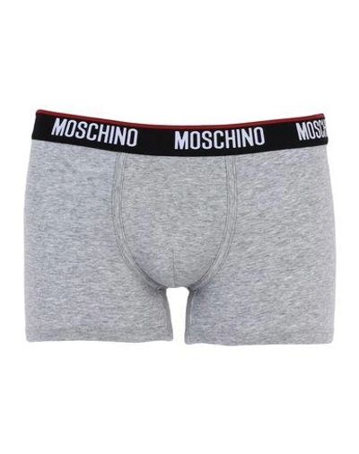 Shop Moschino Boxer In Grey