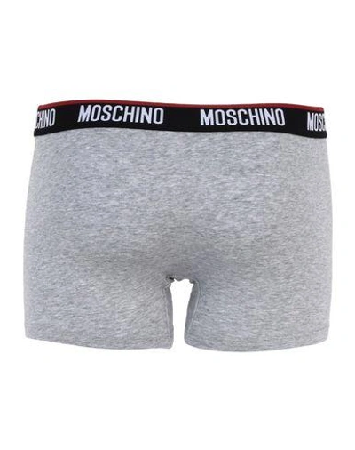 Shop Moschino Boxer In Grey