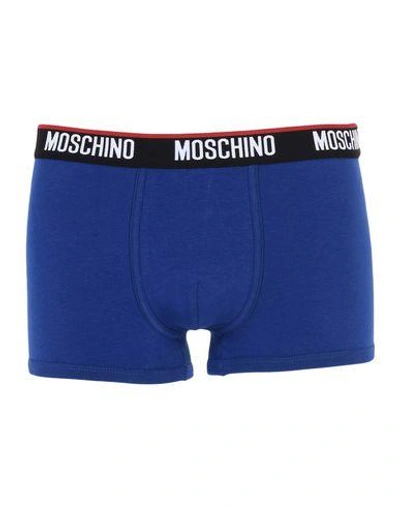 Shop Moschino Boxer In Blue