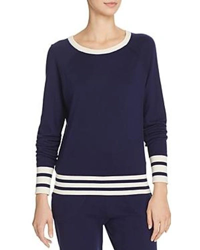 Shop Equipment Axel Tennis Sweater In Peacoat/ivory