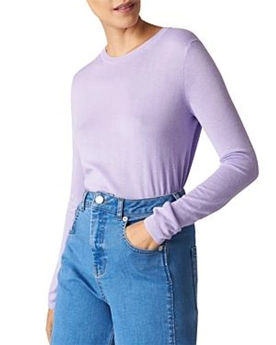 Shop Whistles Annie Sparkle Sweater In Lilac
