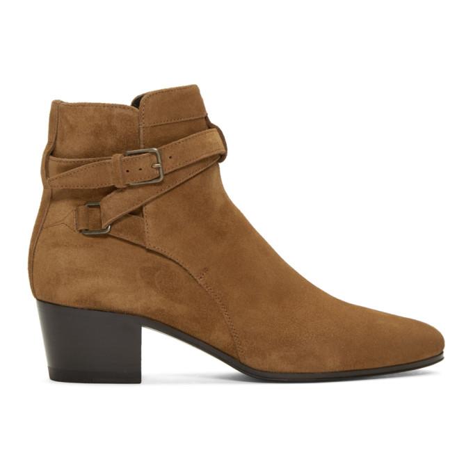 saint laurent jodphur boots