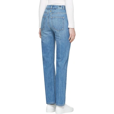 Shop Opening Ceremony Blue Dip Jeans In 4503 Light Blue