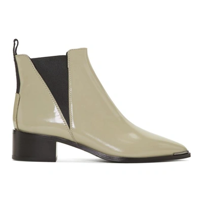 Shop Acne Studios Grey Jensen Boots In Light Grey