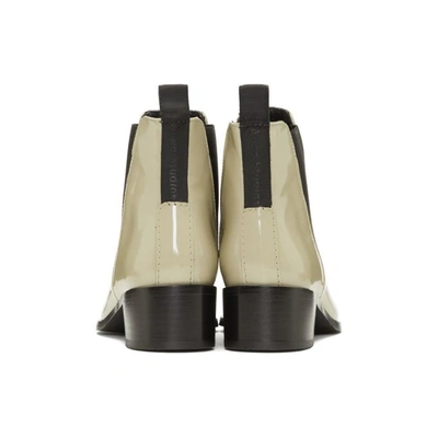 Shop Acne Studios Grey Jensen Boots In Light Grey