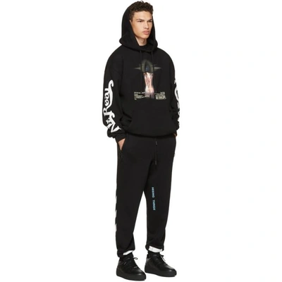 Shop Off-white Black 'woman' Movie Over Hoodie