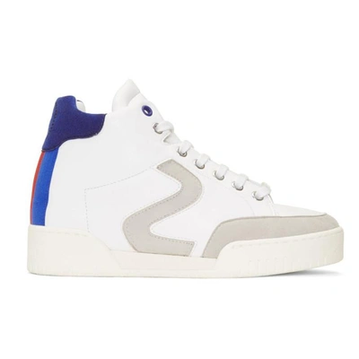 Shop Stella Mccartney Multicolor 'stella' High-top Sneakers