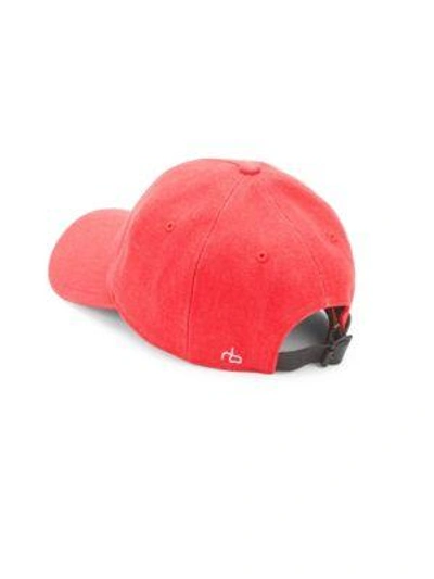 Shop Rag & Bone Marilyn Baseball Cap In Red