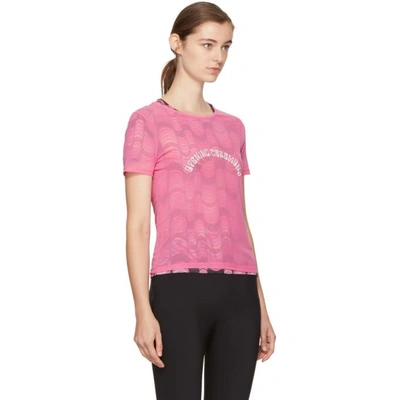 Shop Opening Ceremony Pink Double Layer T-shirt