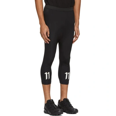 Shop 11 By Boris Bidjan Saberi Black Logo Track Pants