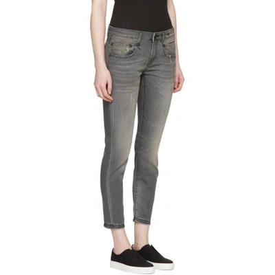 Shop R13 Grey Boy Skinny Jeans In Grey Orion