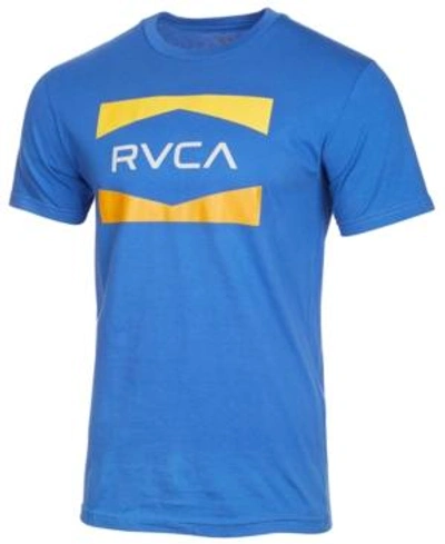 Shop Rvca Men's Nation Logo-print T-shirt In Cbt