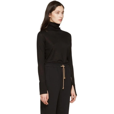 Shop Chloé Black Wool Turtleneck