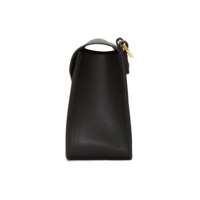 Shop Sophie Hulme Black Nano Milner Crossbody Bag