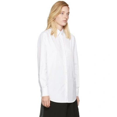Shop Dolce & Gabbana White Poplin Shirt
