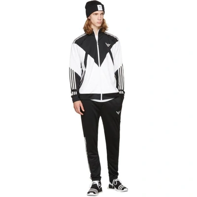 Shop Adidas X White Mountaineering Black And White Track Jacket