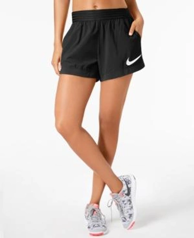 Shop Nike Flex Dri-fit Training Shorts In Black