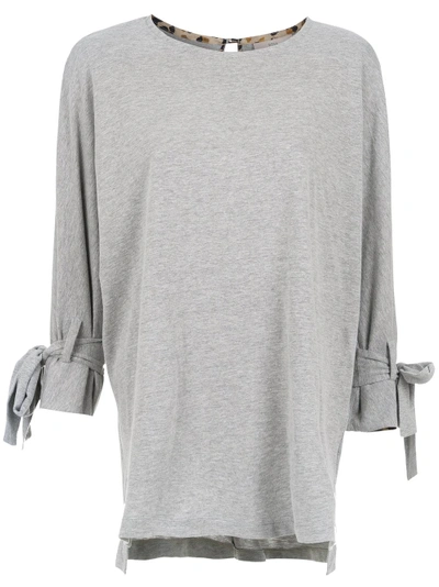 Shop Sissa Dalia Straight-fit Blouse - Grey